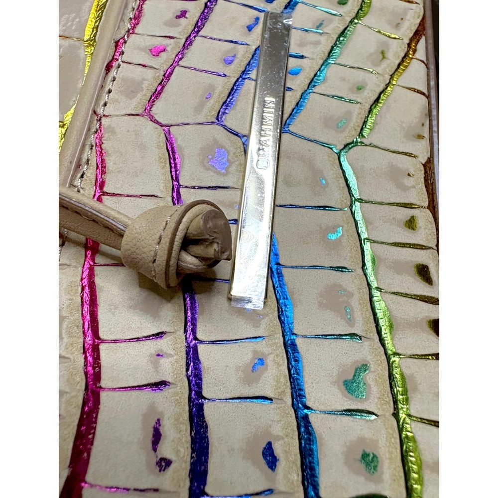 **SOLD**NWT**Brahmin Marlowe -Celebrate Germaine**HTF**Metallic Accents - Picture 5 of 12